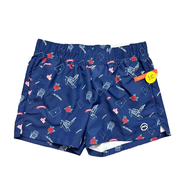 Alabama State 4" Shorts Magellan Women's XS Outdoor Navy UPF 50 Zip Pocket - Picture 1 of 9